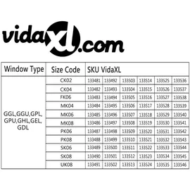 vidaXL Verdunklungsrollo Weiß SK08