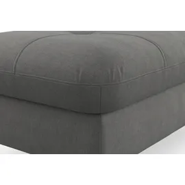sit&more Hocker Marano mit Stauraum 102 x 43 x 67 cm Grau