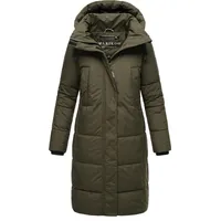 Marikoo Damen Winter Steppmantel Jacke Parka Recycelt Warm Mantel mit Kapuze & Recyceltes Obermaterial Laryaa