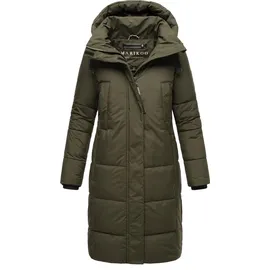 Marikoo Damen Winter Steppmantel Jacke Parka Recycelt Warm Mantel mit Kapuze & Recyceltes Obermaterial Laryaa