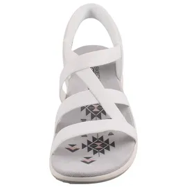 SKECHERS Reggae Slim-Stretch Flex Damen Weiss 40