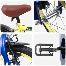 vidaXL Kinderfahrrad 14 Zoll gelb