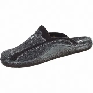 Romika Mokasso 246 Herren Filz Hauspantoffeln, Warmfutter, Romika-Fußbett, 2733106/47 - Grau - 47