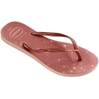 Havaianas Slim Gloss Flip Flops Damen, Ballet Rose/Golden Blush, 33/34 EU