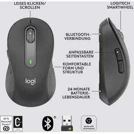 Logitech Signature M650 for Business Gr. M rechts Grafit