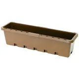 Greenlife Blumenkasten Komplettsets 5-tlg. 39,5 x 11,5 x 10,5 cm terrabraun