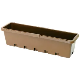 Greenlife Blumenkasten Komplettsets 5-tlg. 39,5 x 11,5 x 10,5 cm terrabraun
