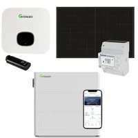 Growatt MIN3600-XH 3kWp PV Komplettanlage Glas Glas Modulen und