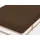 biberna Spannbettlaken Jersey-Elasthan 90 x 190 - 100 x 220 cm braun