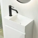 rivea Picabo Handwaschbecken B: 40 H: 10,2 T: 22 cm, mit pflegeleichter Oberfläche, BR0577WH,