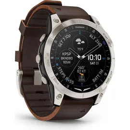Garmin D2 Mach 1 Aviator Oxford Brown Leather Band