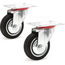 Wiltec Transportrolle 50 kg Schwarz