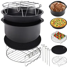 monzana Heißluftfritteuse 6,5 Liter schwarz