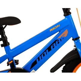 tpfsports Rocky Kinderfahrrad - Jungen - 14 Zoll - Rücktritt + Handbremse - Blau