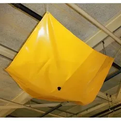 Leckagen-Auffangplane 300 x 300 cm, mit Schlauchanschluss