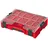 QBRICK Werkzeugorganizer Kunststoff 450 x 358 x 110 mm rot mit 8 Fächern