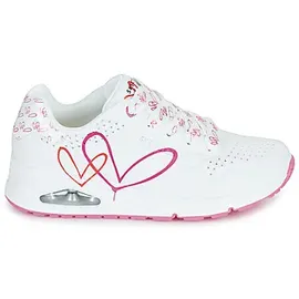 SKECHERS UNO Twin Hearts Sneaker, weiß, 39