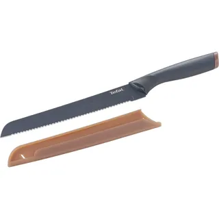 Tefal Fresh Kitchen Brotmesser 20 cm Klingen aus rostfreiem Stahl, Titan-Versiegelung, Klingenschutz