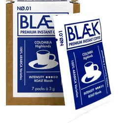 Blaek Instant Kaffee No.1 Blonde Roast (7x3 g) - STK - Blonde Roast