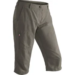 Maier Sports Neckar Frauen Caprihose - 48 - teak