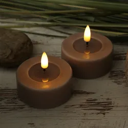 LED Teelichter MIA - realistische 3D Flamme - D: 6,1cm - Batteriebetrieb - altro...