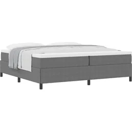 vidaXL Boxspringbett 200 x 200 cm Hellgrau