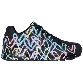 SKECHERS Uno Spread The Love Damen Schwarz/Lila/Türkis 39