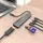 AISENS ASUC-7P026-GR USB-C Dockingstation + USB Hub, Grau
