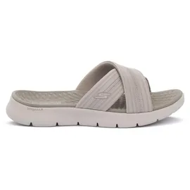 SKECHERS Damen Go Walk Flex Sandal Impressed Flat, Braun, 38 EU