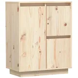 vidaXL Sideboard 60x34x75 cm Massivholz Kiefer