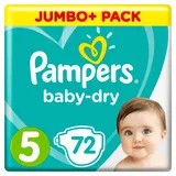 Pampers Baby-Dry Größe 3, für Atmungsaktive Trockenheit, 72 Stück