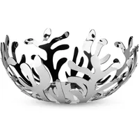 Alessi Mediterraneo Obstschale Silber/Weiß 25 cm