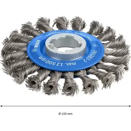 Bosch Scheibenbürste Heavy für Metall X-LOCK Ø 115 mm 1 St.