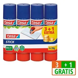 3 + 1 GRATIS: 3 tesa ecoLogo Klebestifte 20,0 g + GRATIS 1 St.