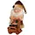 Christian Ulbricht Wichtel Weihnachtsmann mit Schlitten 28 cm schwarz