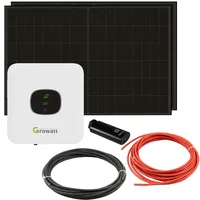 Growatt Balkonkraftwerk Growatt MIC 750 0,75kW mit 800W Solarpanel