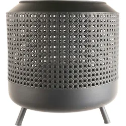 RedFire Midland Feuerkorb mit Barbecue-Grillrost 50 cm ø