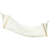 Dongbin hängematte mit Gestell , Outdoor zubehã 200 x 80 cm mit Gestell Outdoor Tragbare mit Tragetasche für Terrasse Hof Garten Stabhängematte Schmal,Beige