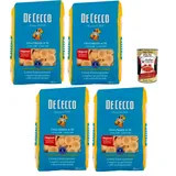 De Cecco Orecchiette N°91 Apulische Hartweizen Pasta 4x500g +Polpa