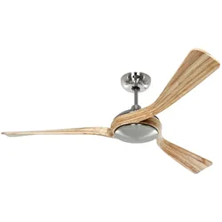 Energiespar Deckenventilator ECO INTERIOR - Chrom/Holz
