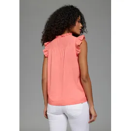 LAURA SCOTT Rüschenbluse koralle 44