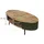 Vicco Couchtisch Oval Grün Eiche 120 x 39 x 60 cm