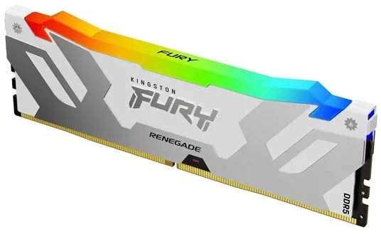 FURY Renegade RGB DDR5-8000 - 16GB - CL38 - Single Channel (1 pcs) - Intel XMP - Weiß mit RGB