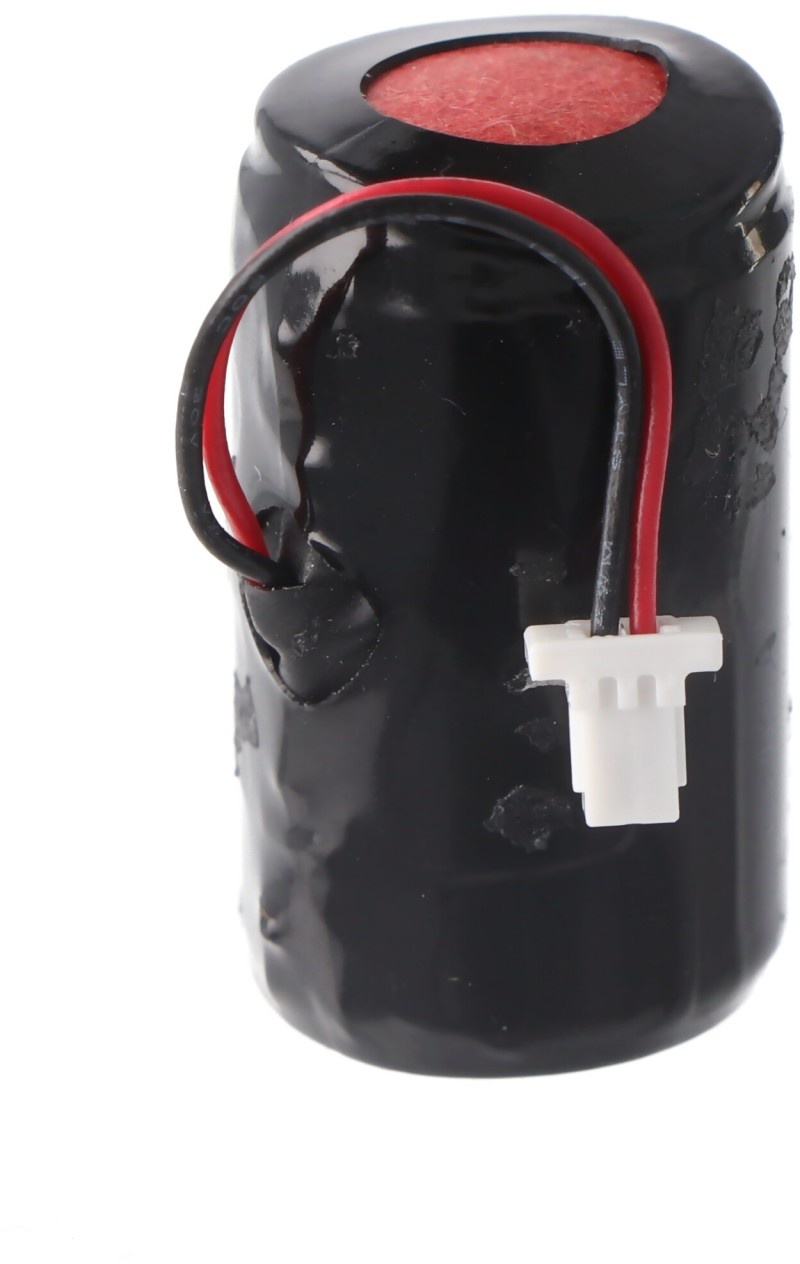 Saft Lithium 3,6V Batterie LS14250 mit Kabel und Stecker mittig an der Zelle raus