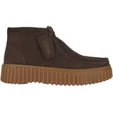 CLARKS Torhill Moss mit gerippter Laufsohle 5230 Dark Brown Suede 37