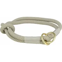Trixie Soft Rope Zug-Stop-Halsband Grau L-XL