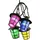 Konstsmide LED-Lichterkette 10 m Bunt