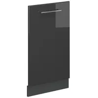 Vicco Geschirrspülblende Fame-Line, Anthrazit Hochglanz, 45 cm ohne Arbeitsplatte