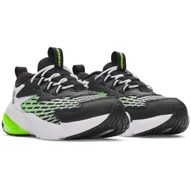 Under Armour Scramjet 7 Kinder White/Hyper Green/Black 33