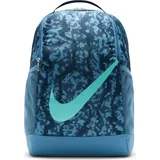 Nike Brasilia Allover-Print Rucksack Kinder 478 armory navy/aegean storm/green frost